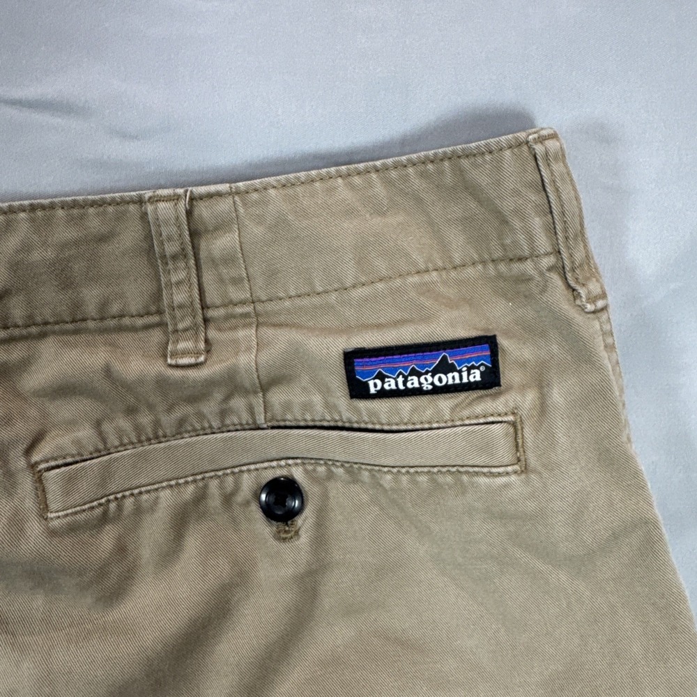 Patagonia Four Canyon Twill Shorts Mens 36 Cotton Flat Front Outdoor Beige 57240 - Picture 12 of 14